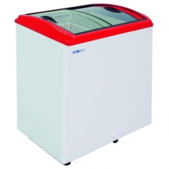 Морозильный ларь с гнутым стеклом Italfrost ЛВН 200 Г (СF 200 C) (красный) в ШефСтор (chefstore.ru)